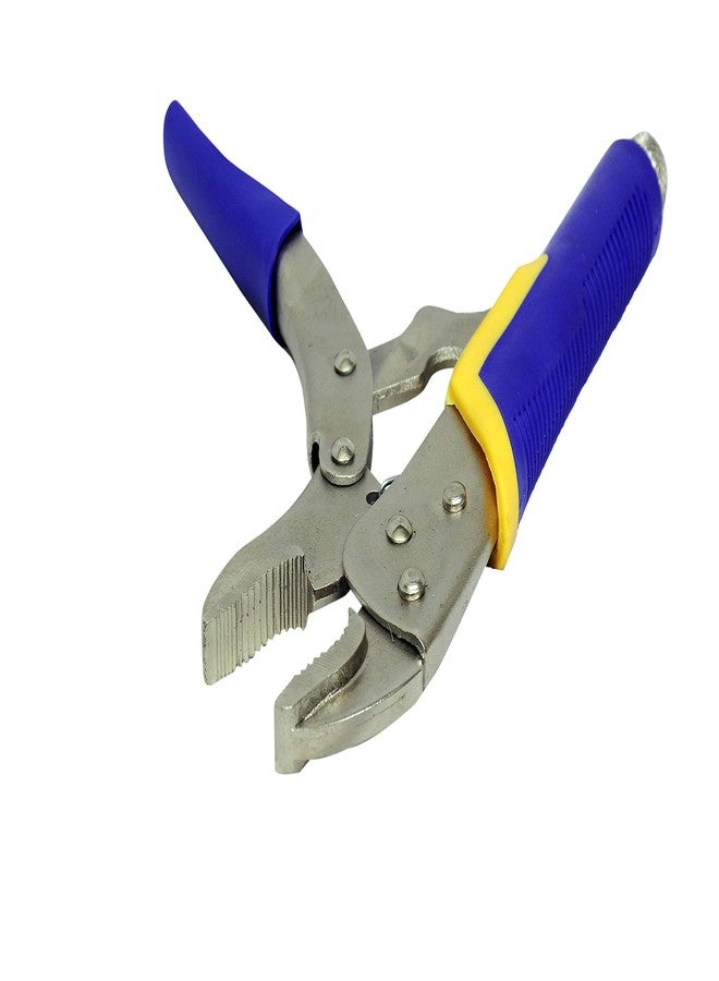 Jon Bhandari Tools 10 inch Locking Plier | Heavy-Duty Curved Jaw Lock Wrench with Quick Release & Comfort Grip | Hardened Steel, Rust Resistant | Ideal for Clamping, Turning & Twisting - Image 3